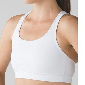 lululemon white esker bra - seawheeze lululemon lab
